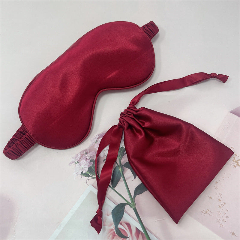 Satin Silk Eye Mask With Satin Bags