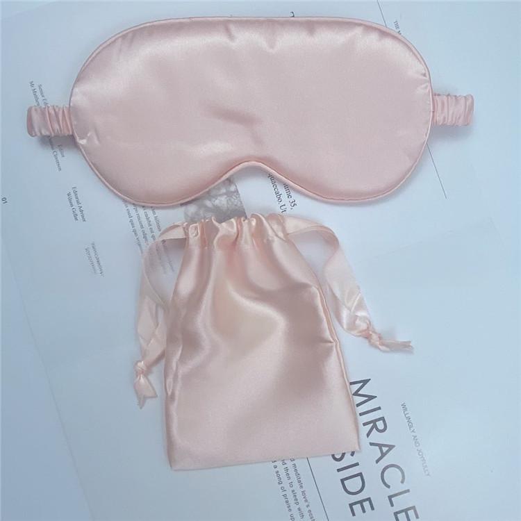 Satin Silk Eye Mask With Satin Bags