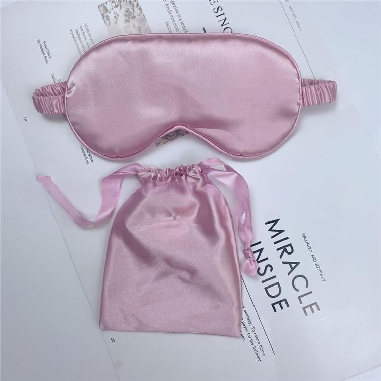 Satin Silk Eye Mask With Satin Bags