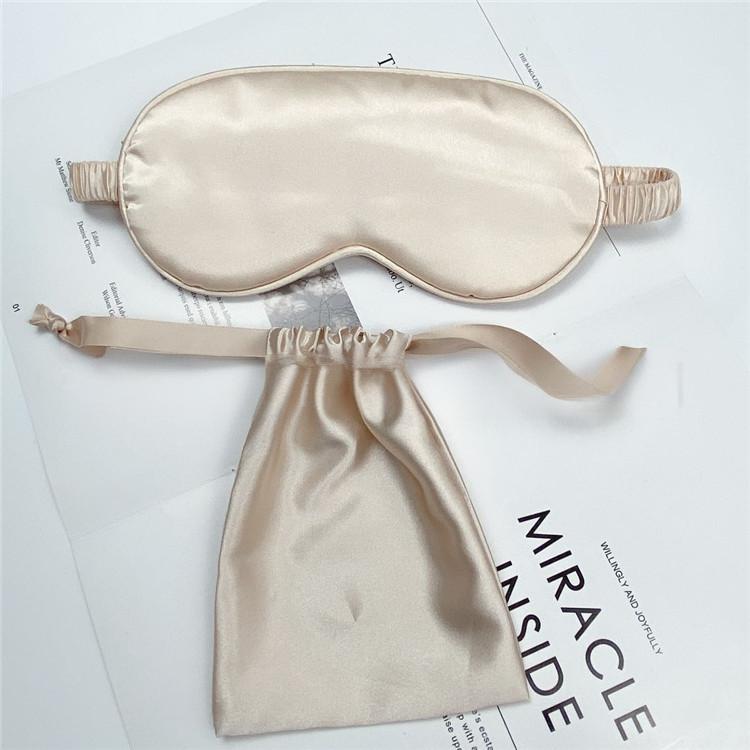 Satin Silk Eye Mask With Satin Bags