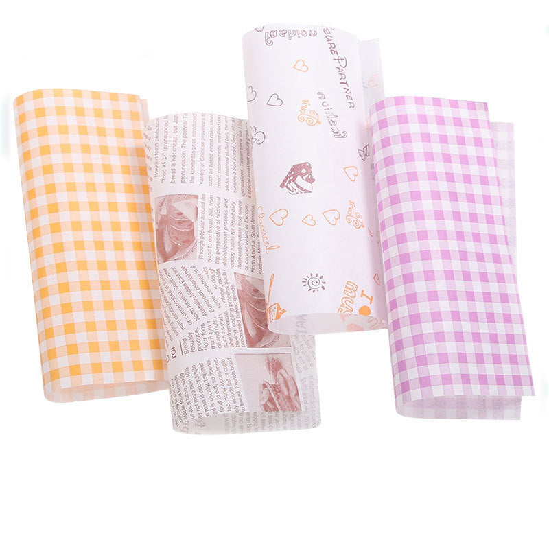 8.6" x 8.6" Greaseproof Paper Food Sheets