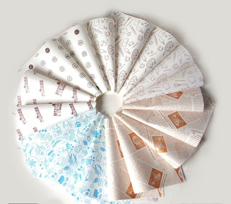9" x 12" Greaseproof Paper Food Sheets