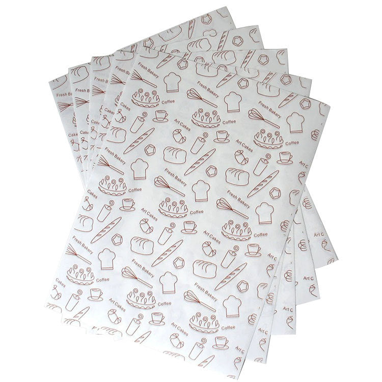 9" x 12" Greaseproof Paper Food Sheets