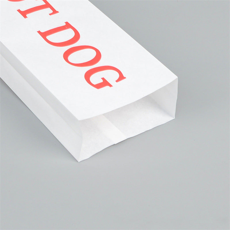 9.5" x 3.5" Greaseproof Paper Food Bags Hot Dog Wrapper Bags