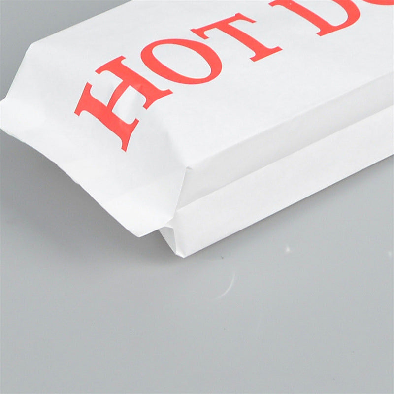 9.5" x 3.5" Greaseproof Paper Food Bags Hot Dog Wrapper Bags