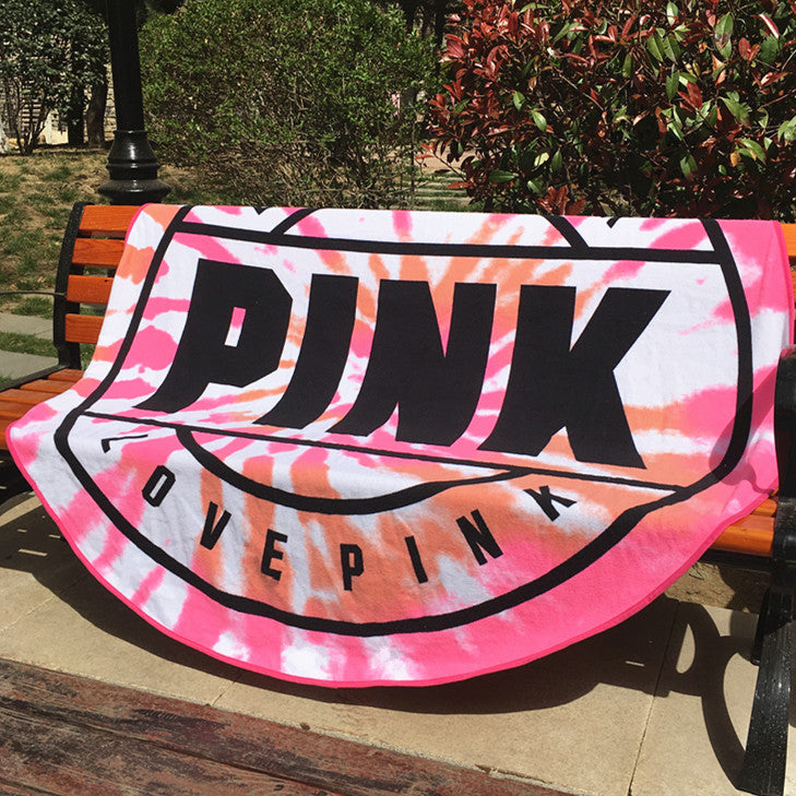 63 x 63" Custom Shape Towel Round Shape Soft Microfiber Beach Towels - Two Side Printing