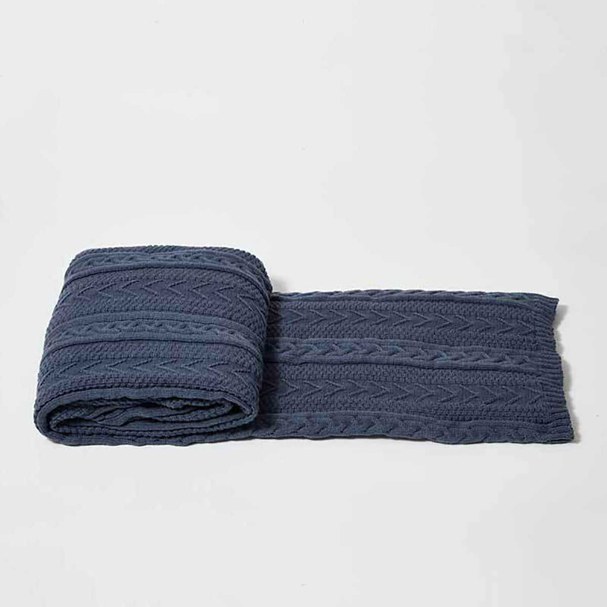 Knitted Blanket Scarf Pashmina Shawls Wraps, Autumn Winter Twin Blanket For Sofa, Bed, Picnic, Couch