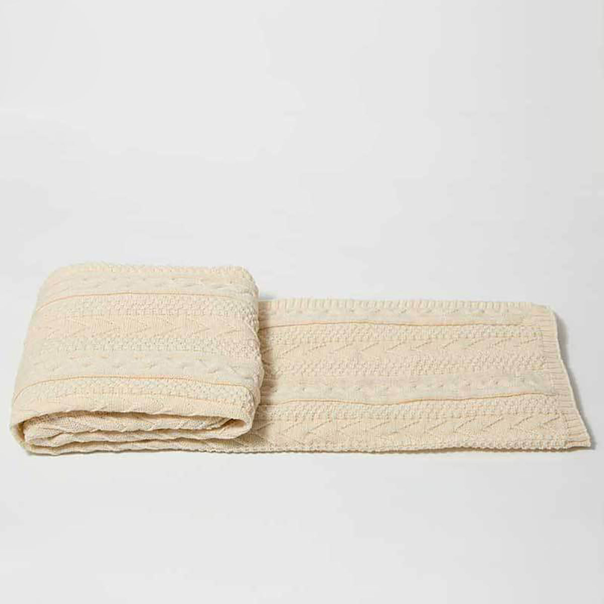 Knitted Blanket Scarf Pashmina Shawls Wraps, Autumn Winter Twin Blanket For Sofa, Bed, Picnic, Couch