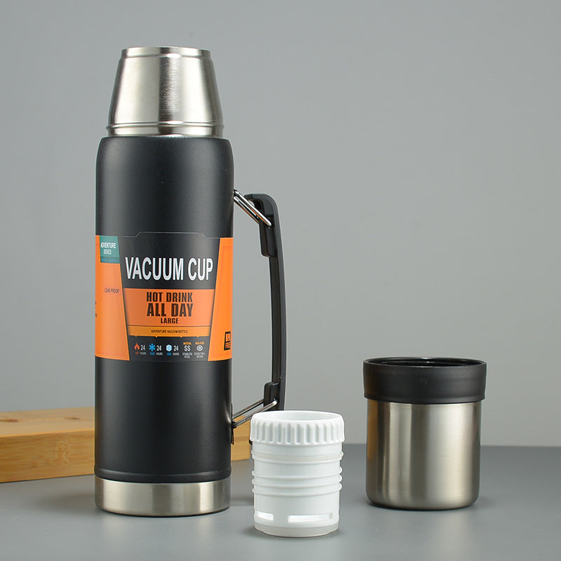 33 Oz/1000ml Water Bottle Vacuum Insulated Stainless Steel Bottle Thermal Bottle With Handle