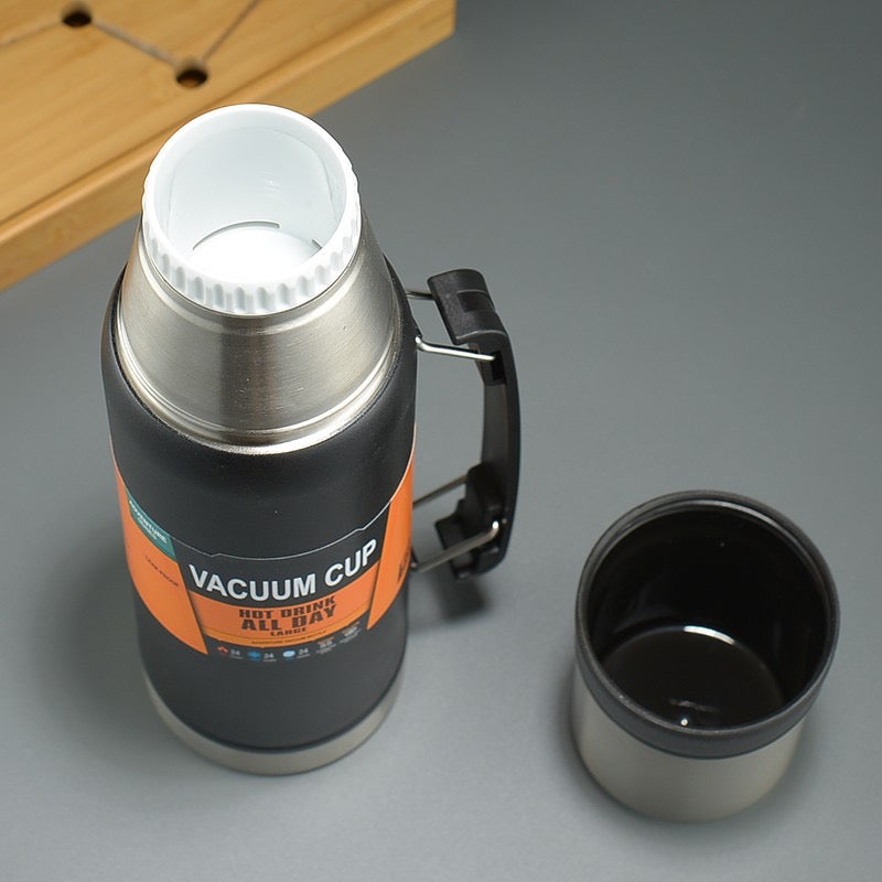 33 Oz/1000ml Water Bottle Vacuum Insulated Stainless Steel Bottle Thermal Bottle With Handle