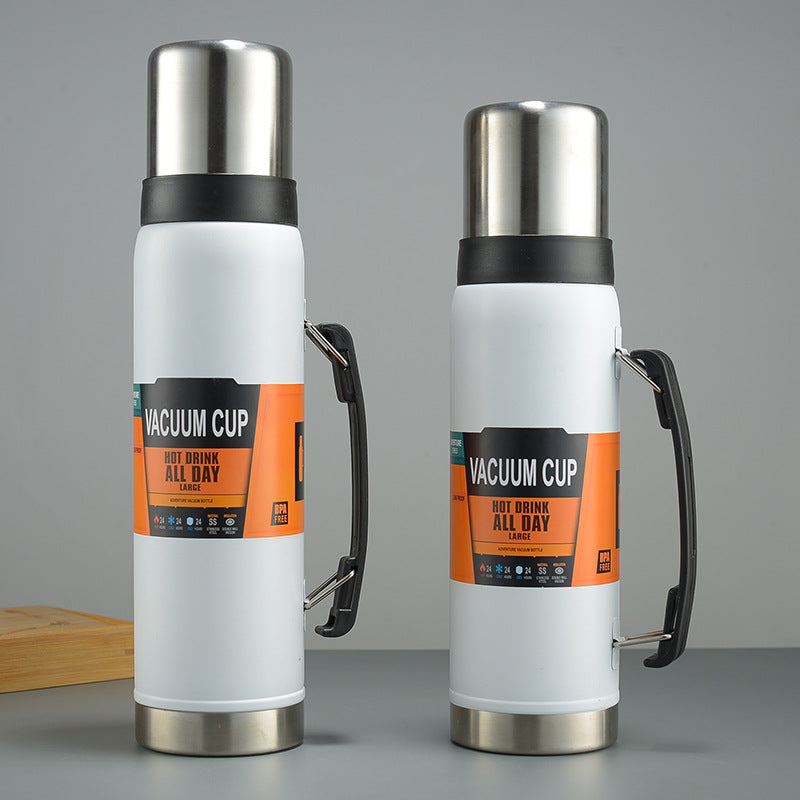 33 Oz/1000ml Water Bottle Vacuum Insulated Stainless Steel Bottle Thermal Bottle With Handle