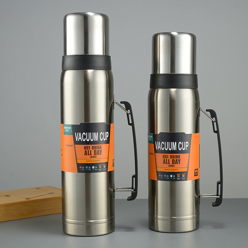 33 Oz/1000ml Water Bottle Vacuum Insulated Stainless Steel Bottle Thermal Bottle With Handle