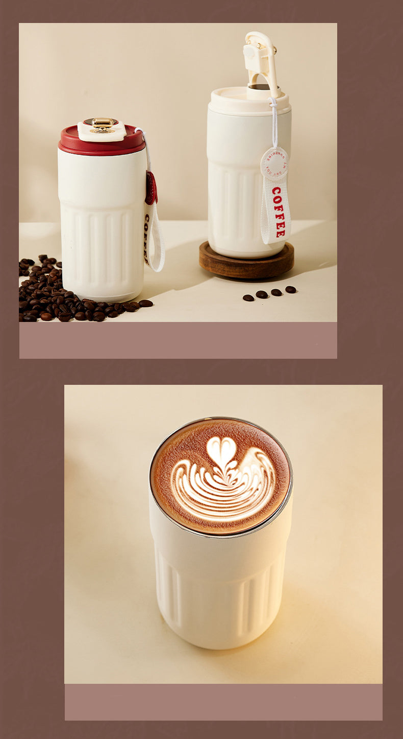 15 Oz/450ml Smart LED Coffee Cup Insulated Water Bottle Tumbler Cup W/ Digital Temperature Display