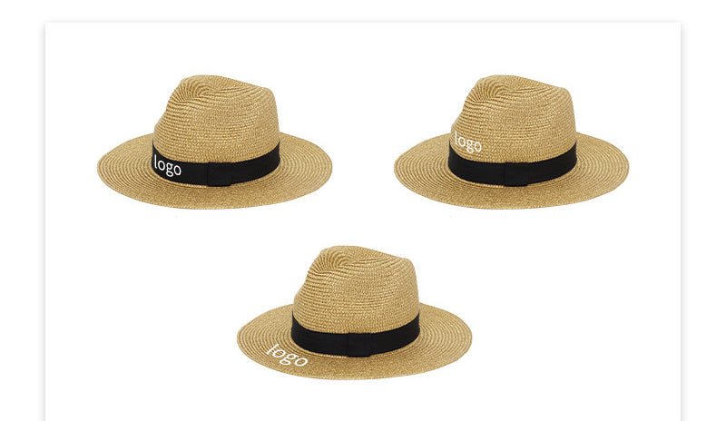 Folding Roll up Hat Wide Brim Straw Hat Lafite Panama Hat with Large Brim