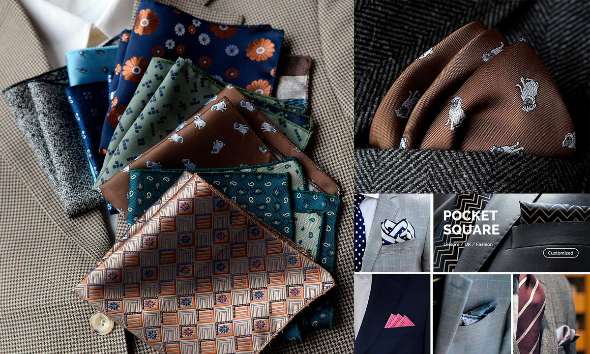 8.6x8.6" Pocket Squares for Men Mens Handkerchiefs for Wedding Business Banquet Suit Accessories