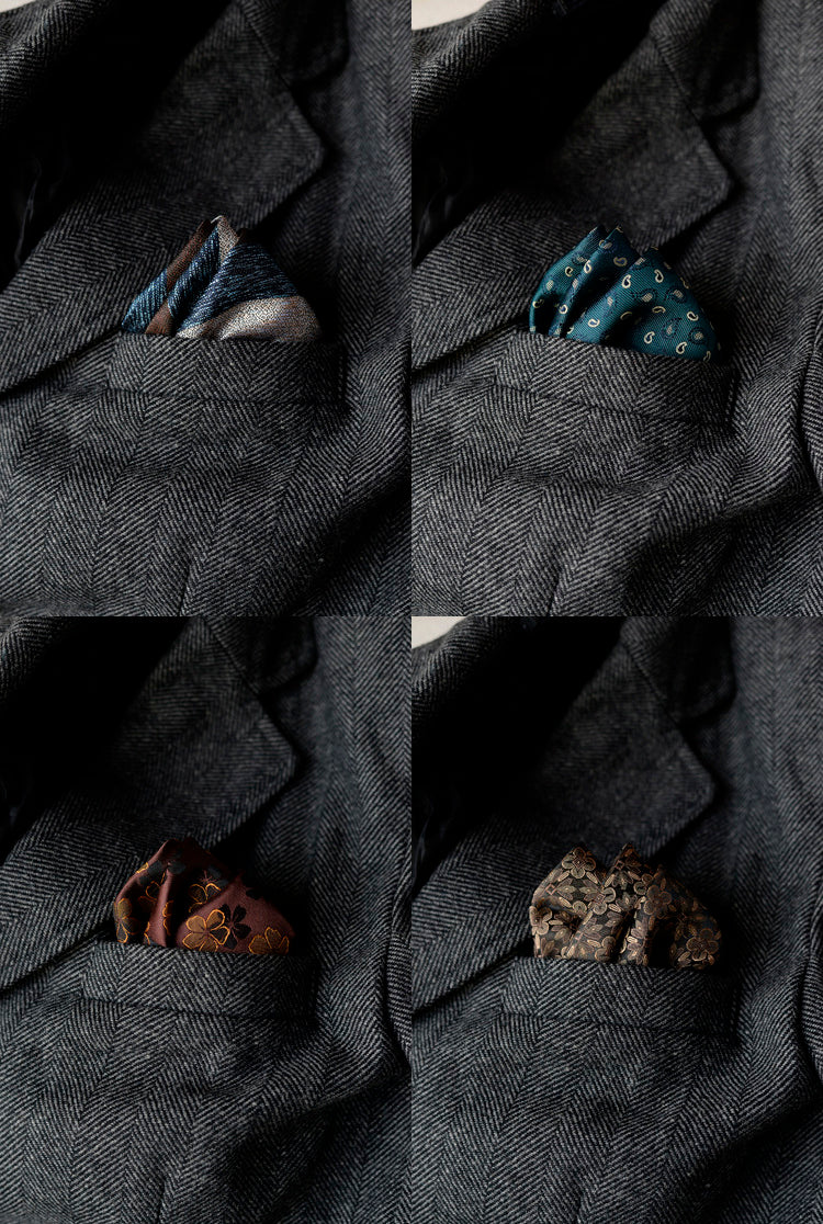 8.6x8.6" Pocket Squares for Men Mens Handkerchiefs for Wedding Business Banquet Suit Accessories