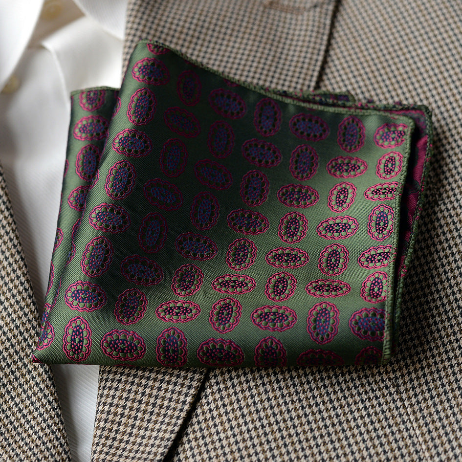 8.6x8.6" Pocket Squares for Men Mens Handkerchiefs for Wedding Business Banquet Suit Accessories