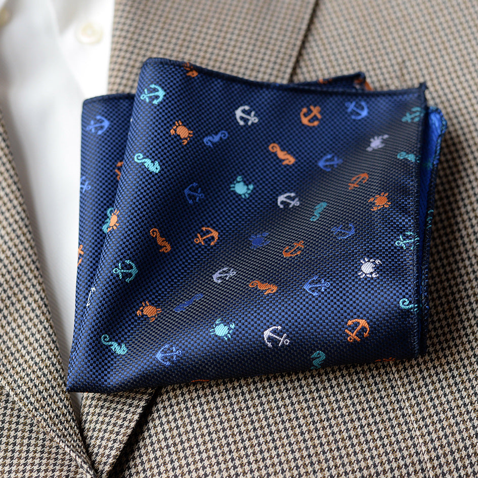 8.6x8.6" Pocket Squares for Men Mens Handkerchiefs for Wedding Business Banquet Suit Accessories