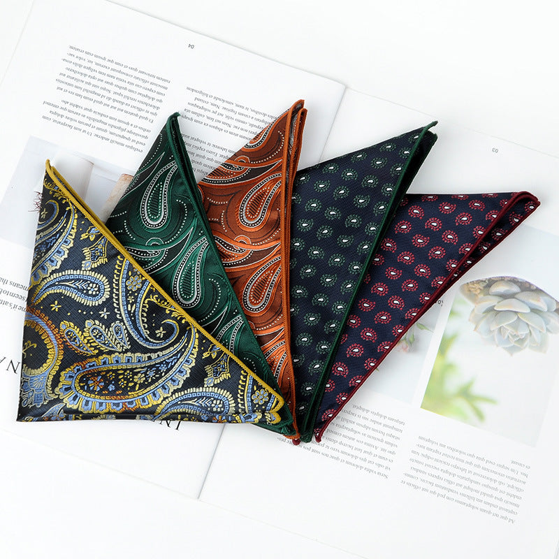16x16" Pocket Squares for Men Mens Handkerchiefs for Wedding Business Banquet Suit Accessories