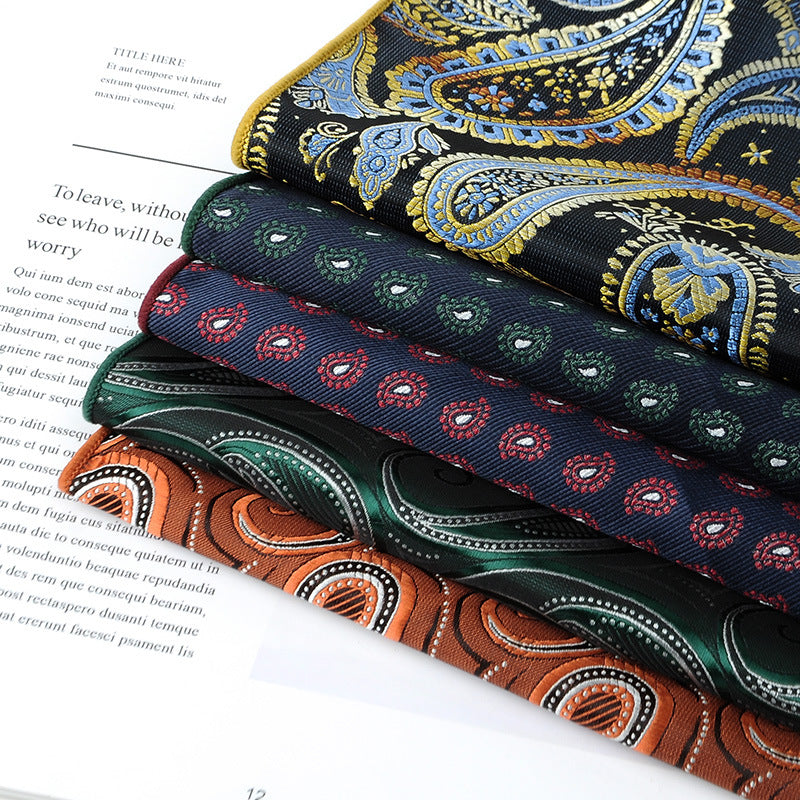 16x16" Pocket Squares for Men Mens Handkerchiefs for Wedding Business Banquet Suit Accessories