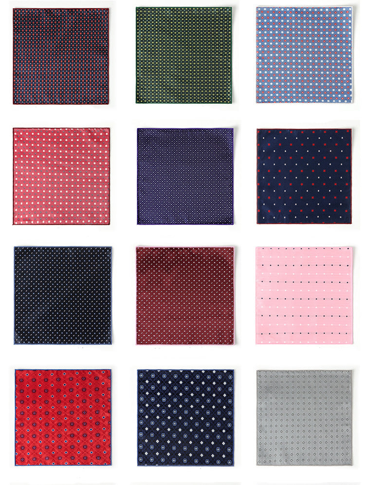 16x16" Pocket Squares for Men Mens Handkerchiefs for Wedding Business Banquet Suit Accessories