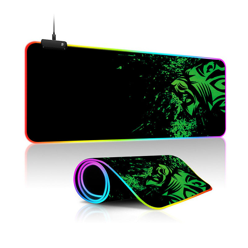 16" x 35" Large RGB Glowing Gaming Mouse Pad LED Mouse Pad