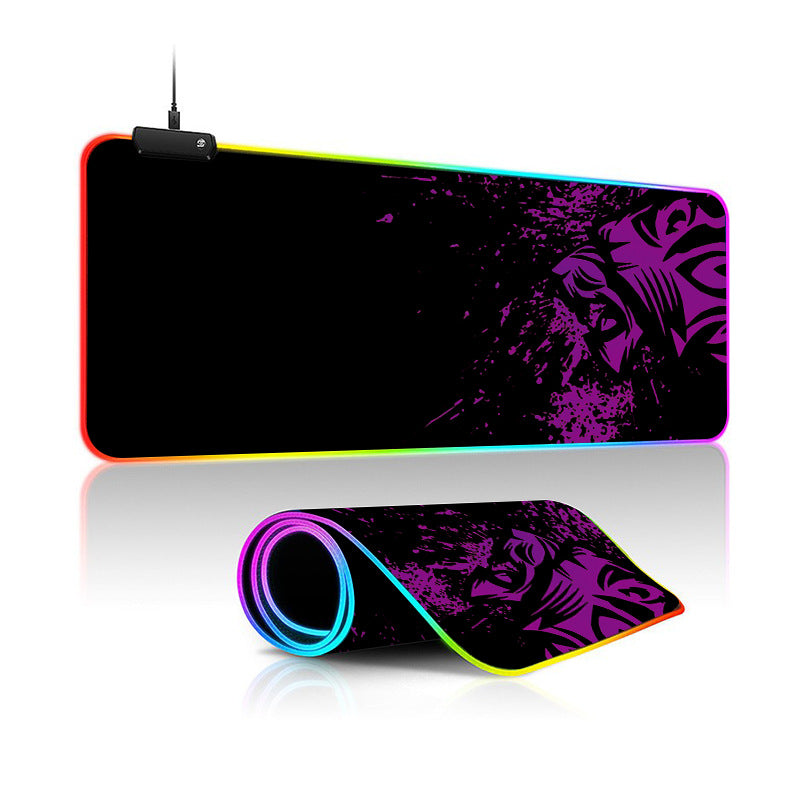 16" x 35" Large RGB Glowing Gaming Mouse Pad LED Mouse Pad