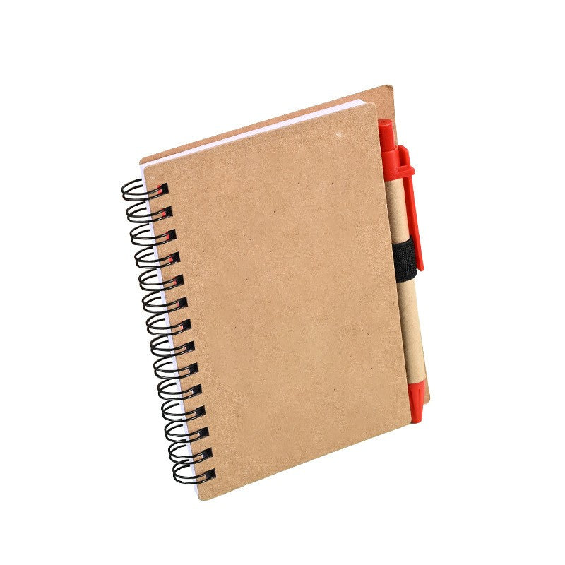 A6 Kraft Spiral Journal & Pen
