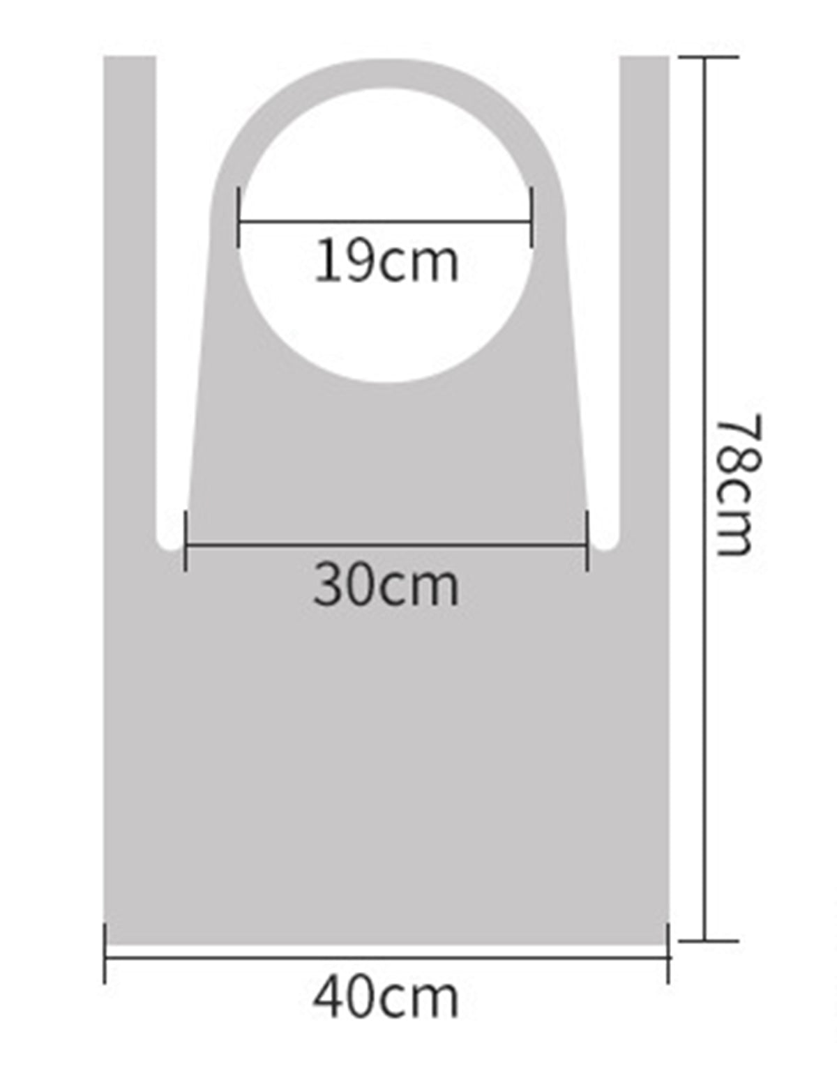 15.6" X 30.7" Disposable Plastic Apron Seafood Bibs