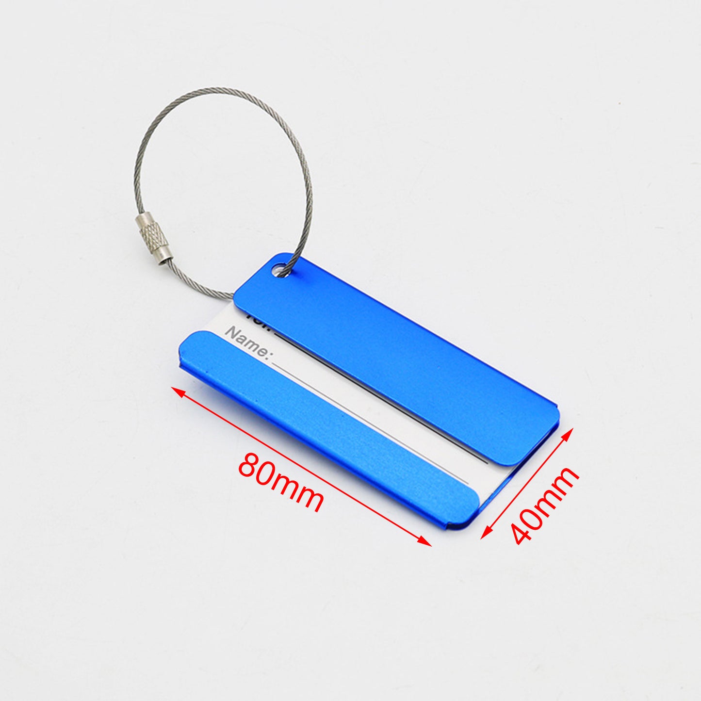 Aluminium Alloy Luggage Tag Suitcase Tag
