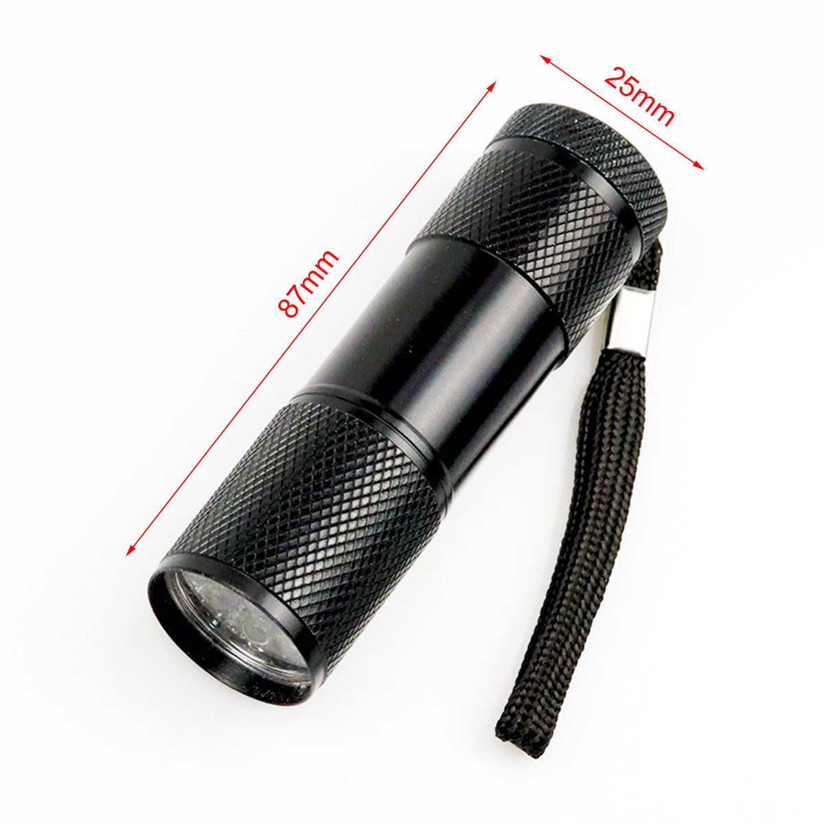 9 LED Mini Black Light UV Flashlight