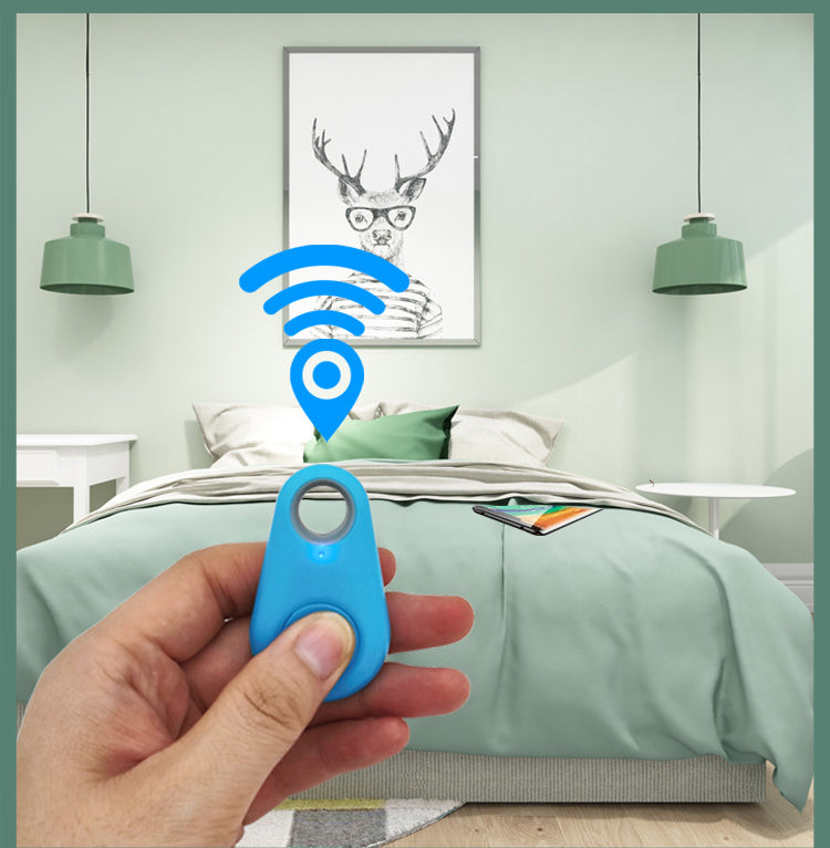 Drop-Shaped Wireless Smart Wireless Tracker Anti-Lost Device Keychain Key Finder