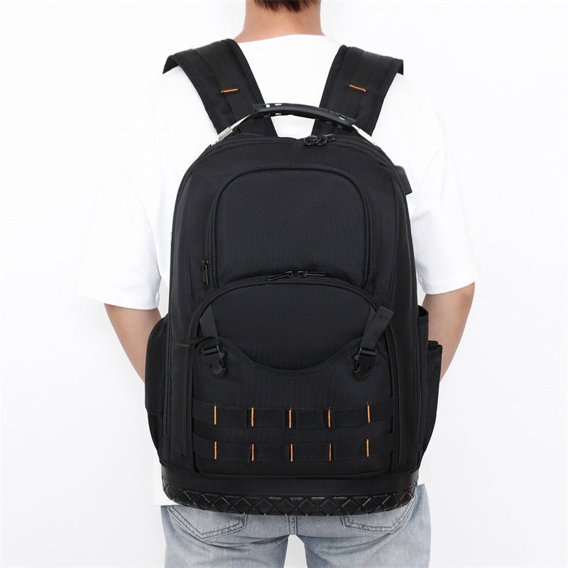Tool Backpack, Heavy-Duty Tool Bag with Padded Shoulder