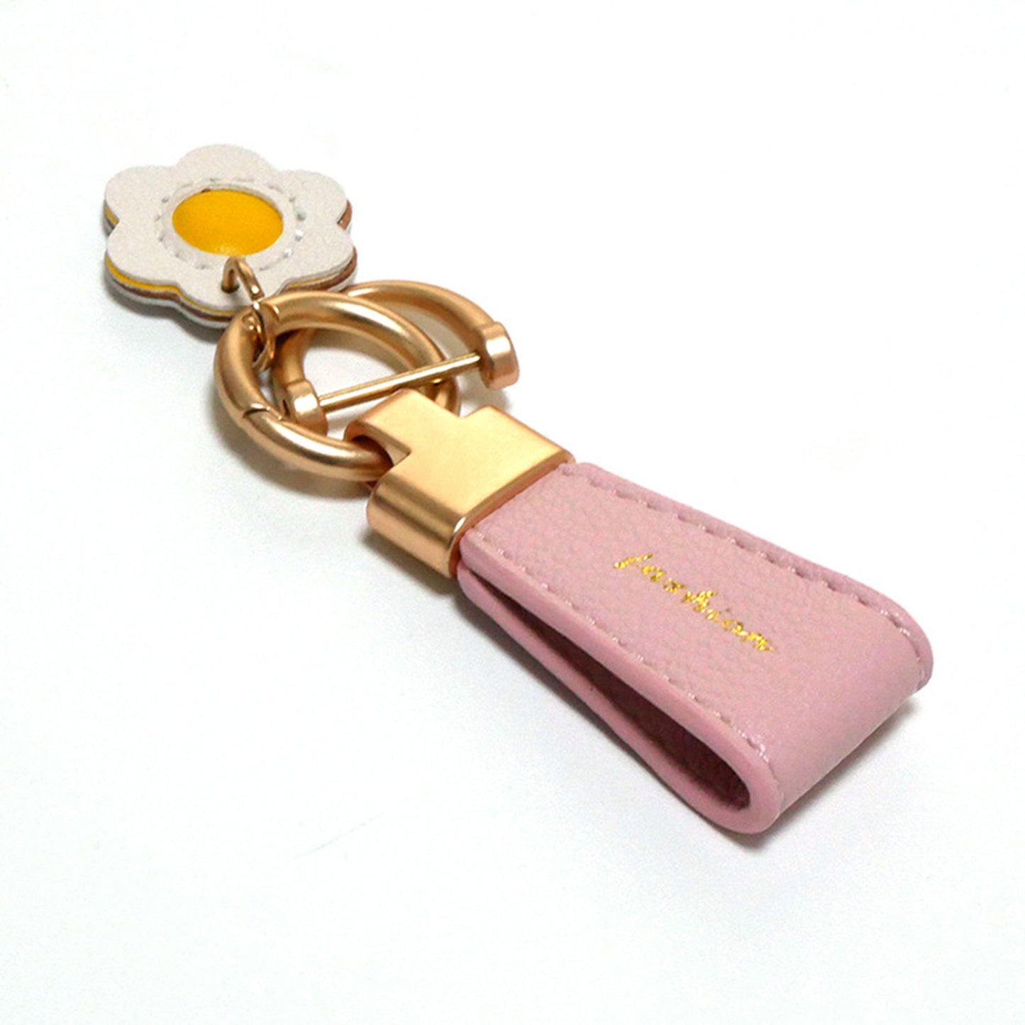 Leather Car Keychain,Universal Heavy Duty Metal Key Chain Accessories,Car Fob Key Keychain Holder