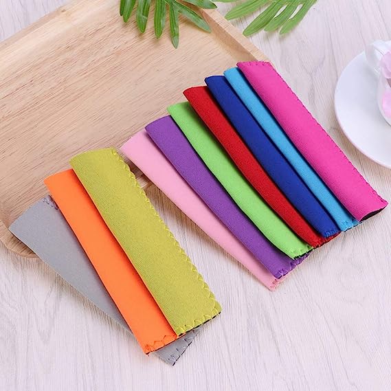Ice Sleeves Popsicle Holders Bags Neoprene Freezer Popsicle Covers Anti Freezing Sleeves