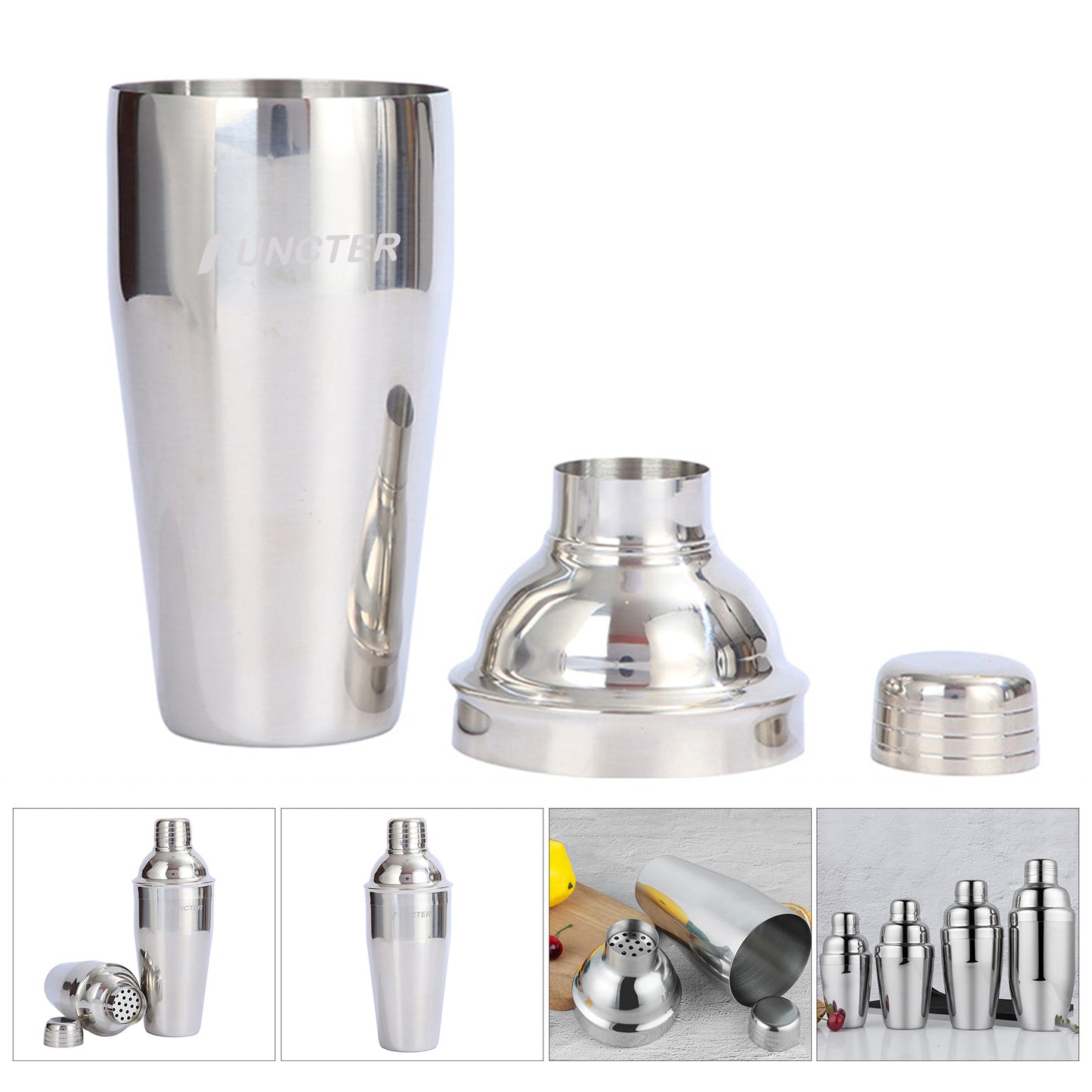 25oz Cocktail Shaker Professional Stainless Steel Bar Tools