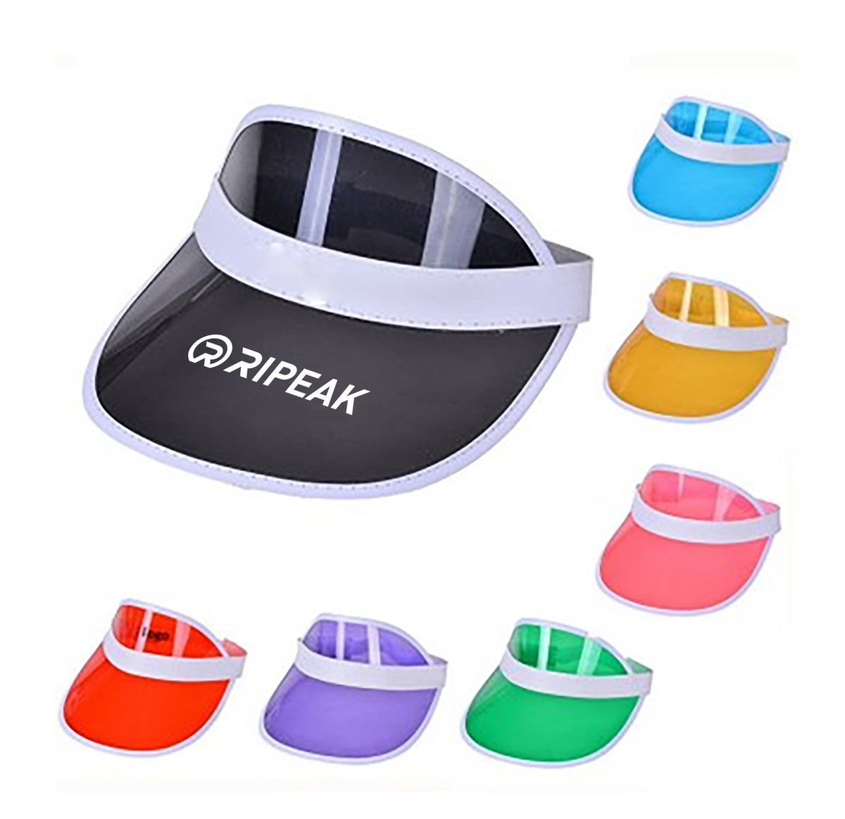 Adult PVC Sun Visor Hat