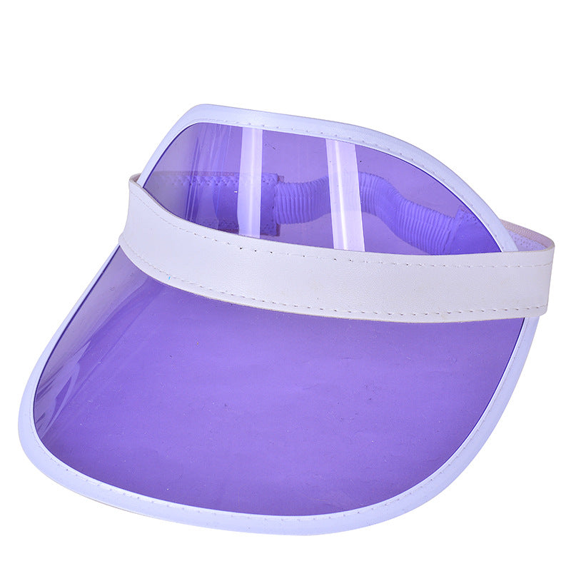 Adult PVC Sun Visor Hat