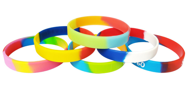 Segmented Customized Silicone Bracelet