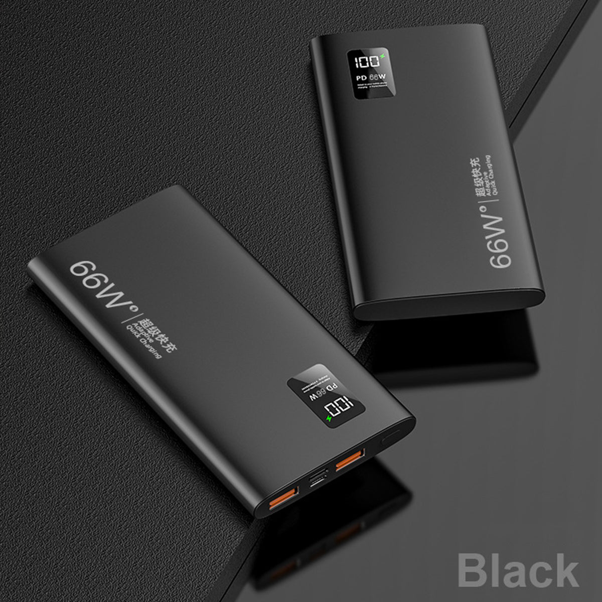 10,000 mAh Digital Fast Charging 66 W Power Bank
