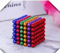 Six Colors 5 mm Magnet Bucky Balls (216 pcs)