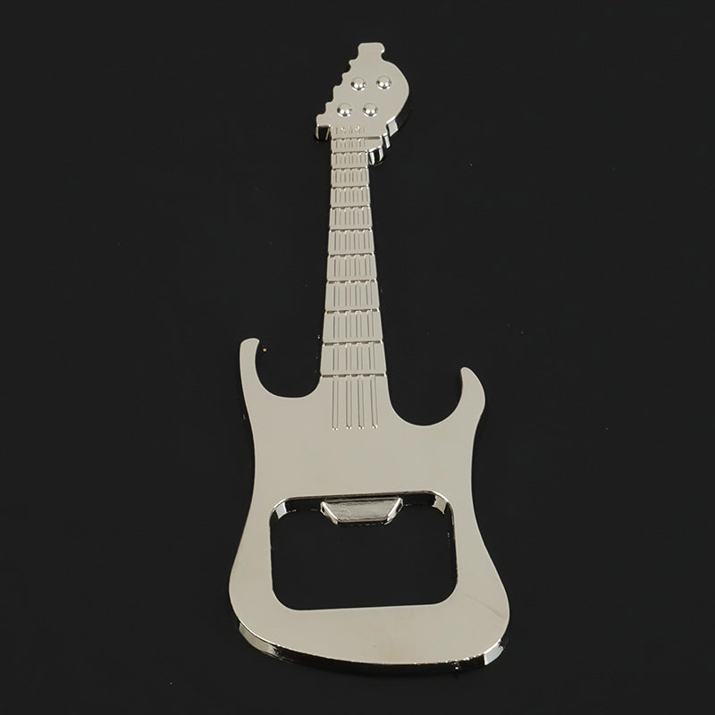 Guitar Shaped Bottle Opener Key Chain