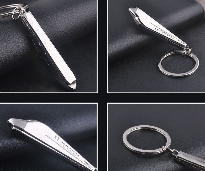 Train Shaped Key Chain