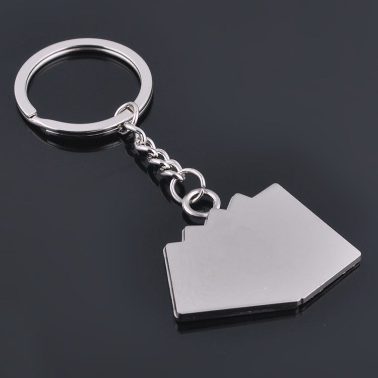 Poker Shaped Key Chain