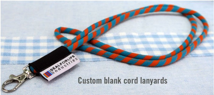 Round Polyester Lanyard w/Lobster Claw Clip