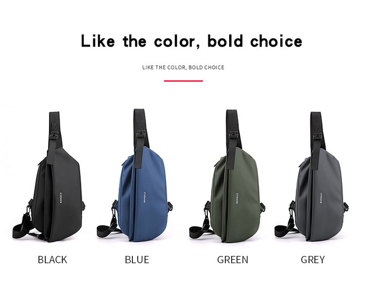 Lightweight/Large Capacity Chest Pack Waterproof Shoulder Bag Trendy Phone Waist Bag