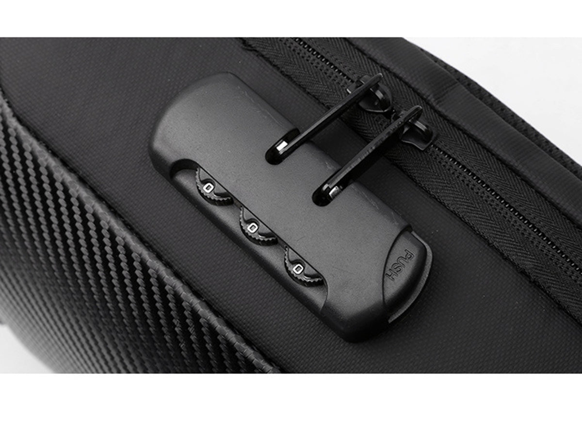 Anti-Theft Chest Bag Sling Backpack W/ Password Lock