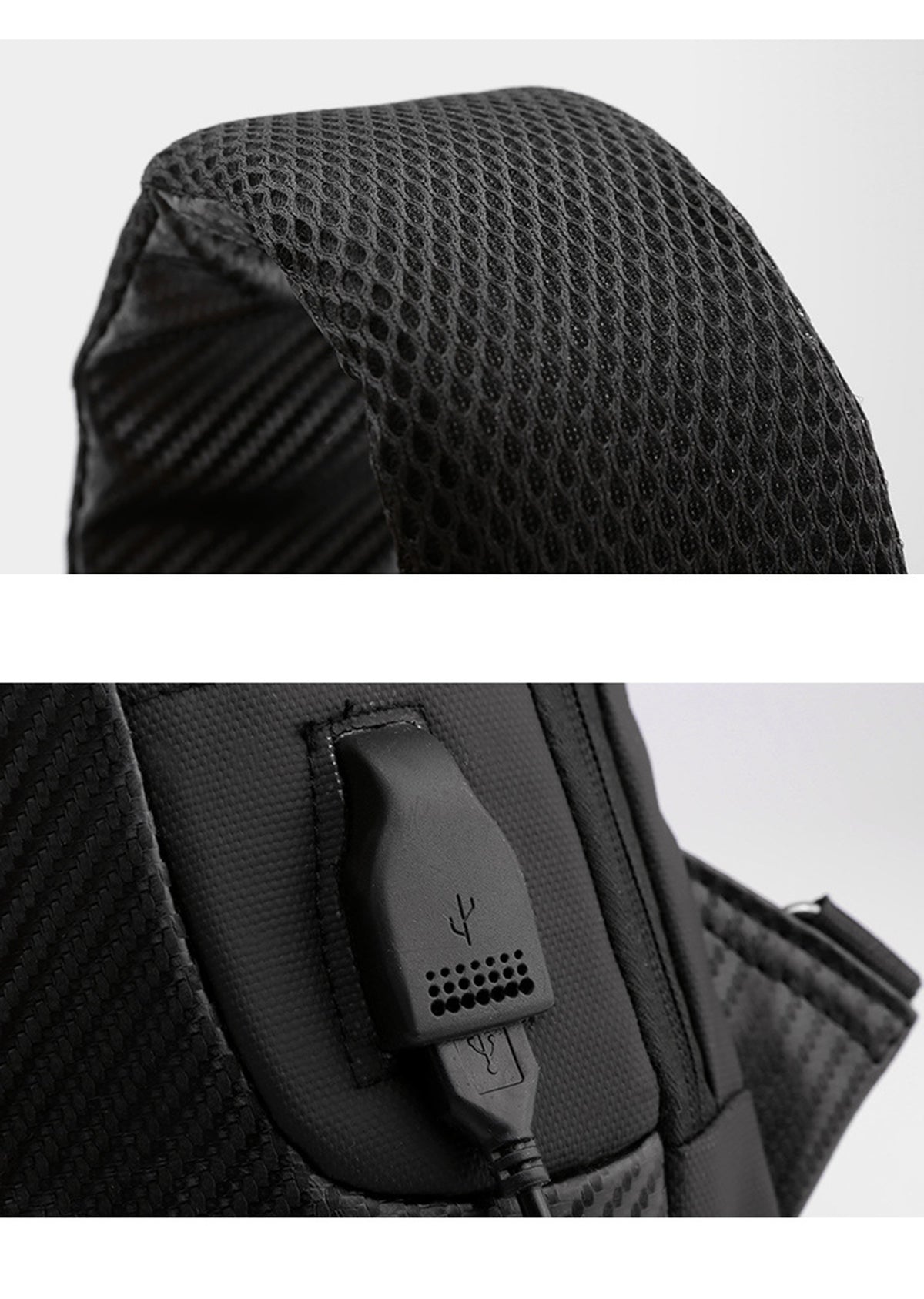 Anti-Theft Chest Bag Sling Backpack W/ Password Lock