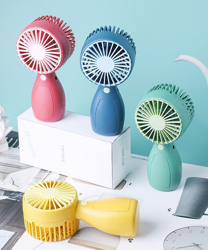 Rechargeable Mini Handheld Fan With Adjustable Wind Speed
