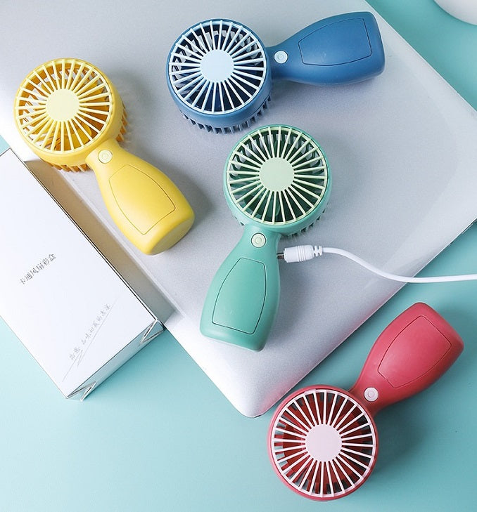 Rechargeable Mini Handheld Fan With Adjustable Wind Speed